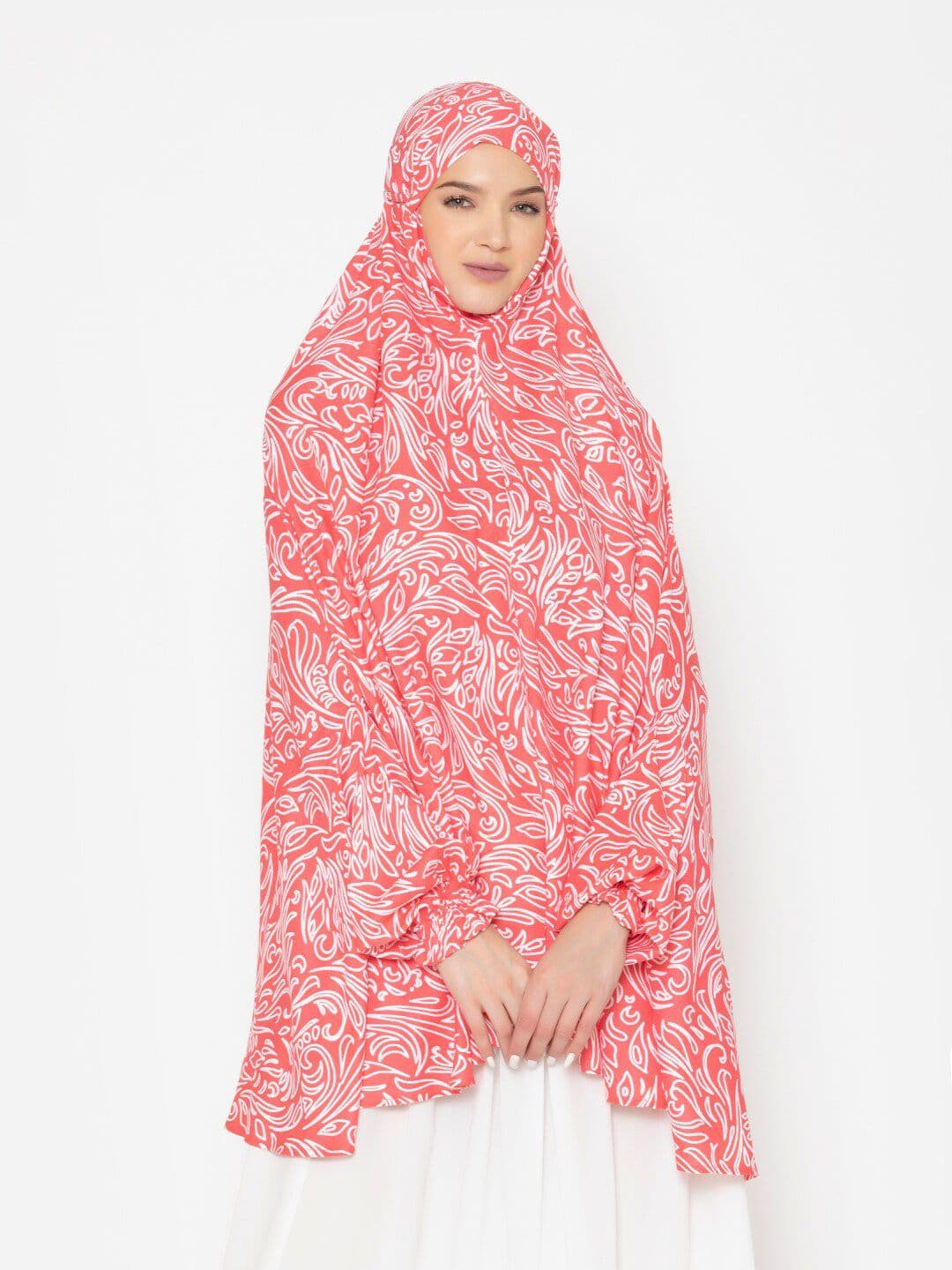SANASH Collections Floral Printed Namaz Dupatta - view 1