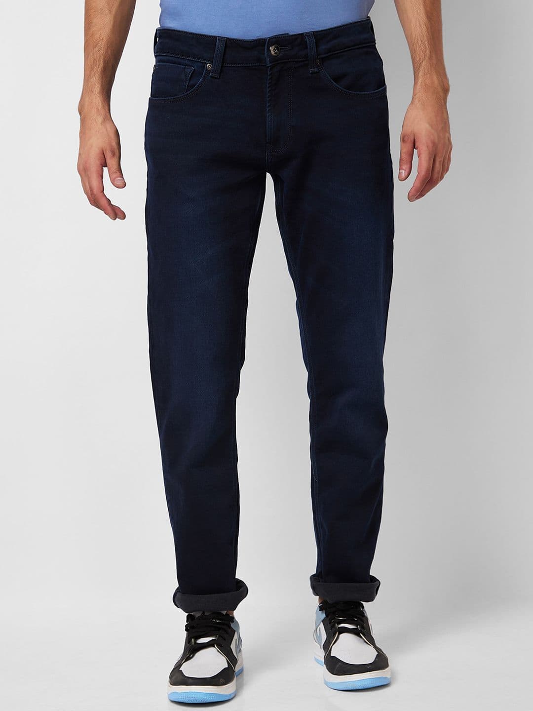 SPYKAR Men Rover Fit Mid Rise Regular Fit Clean Look Jeans - view 1
