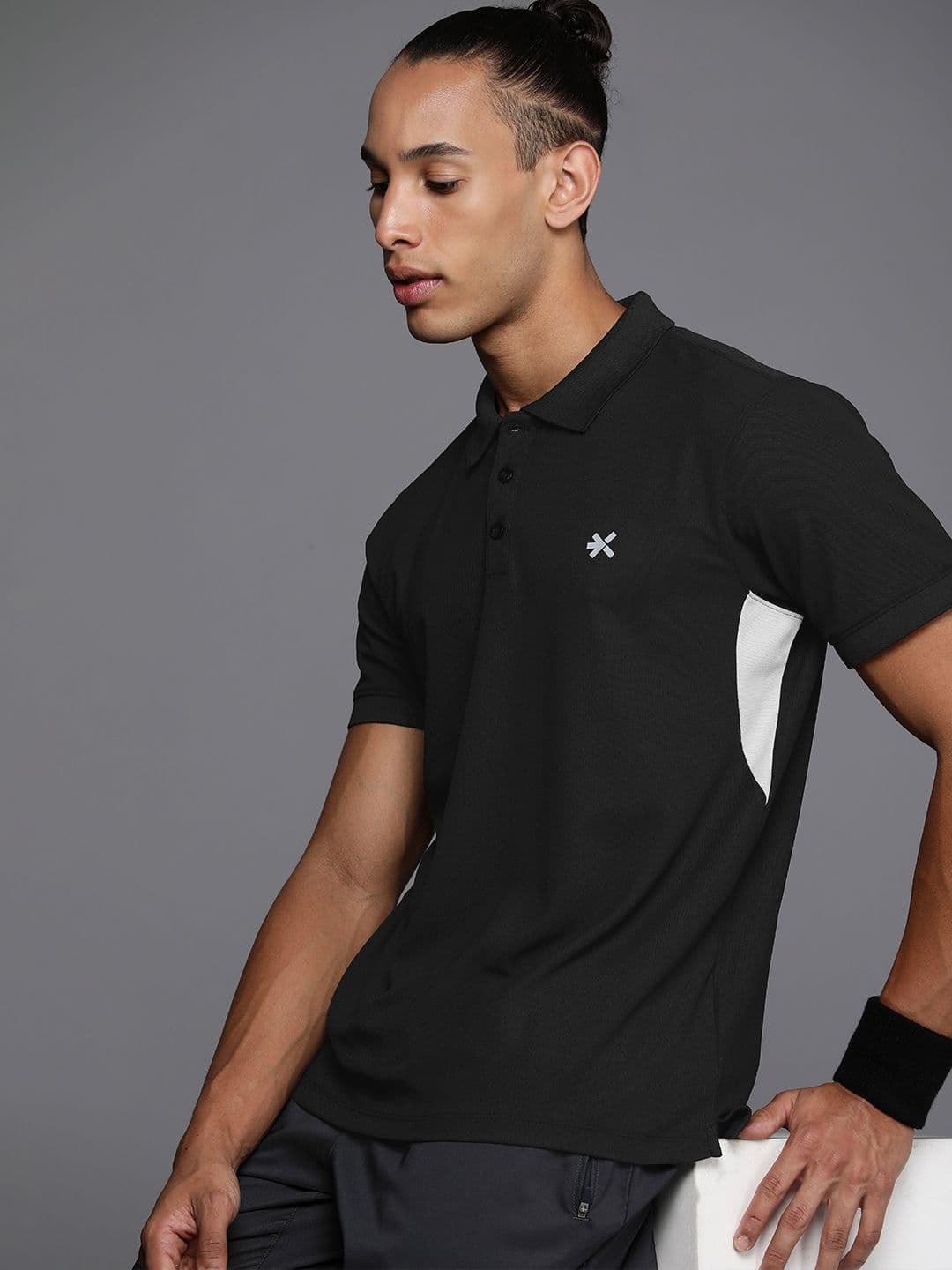 HRX by Hrithik Roshan Men Polo Collar Tennis T-shirt - view 1