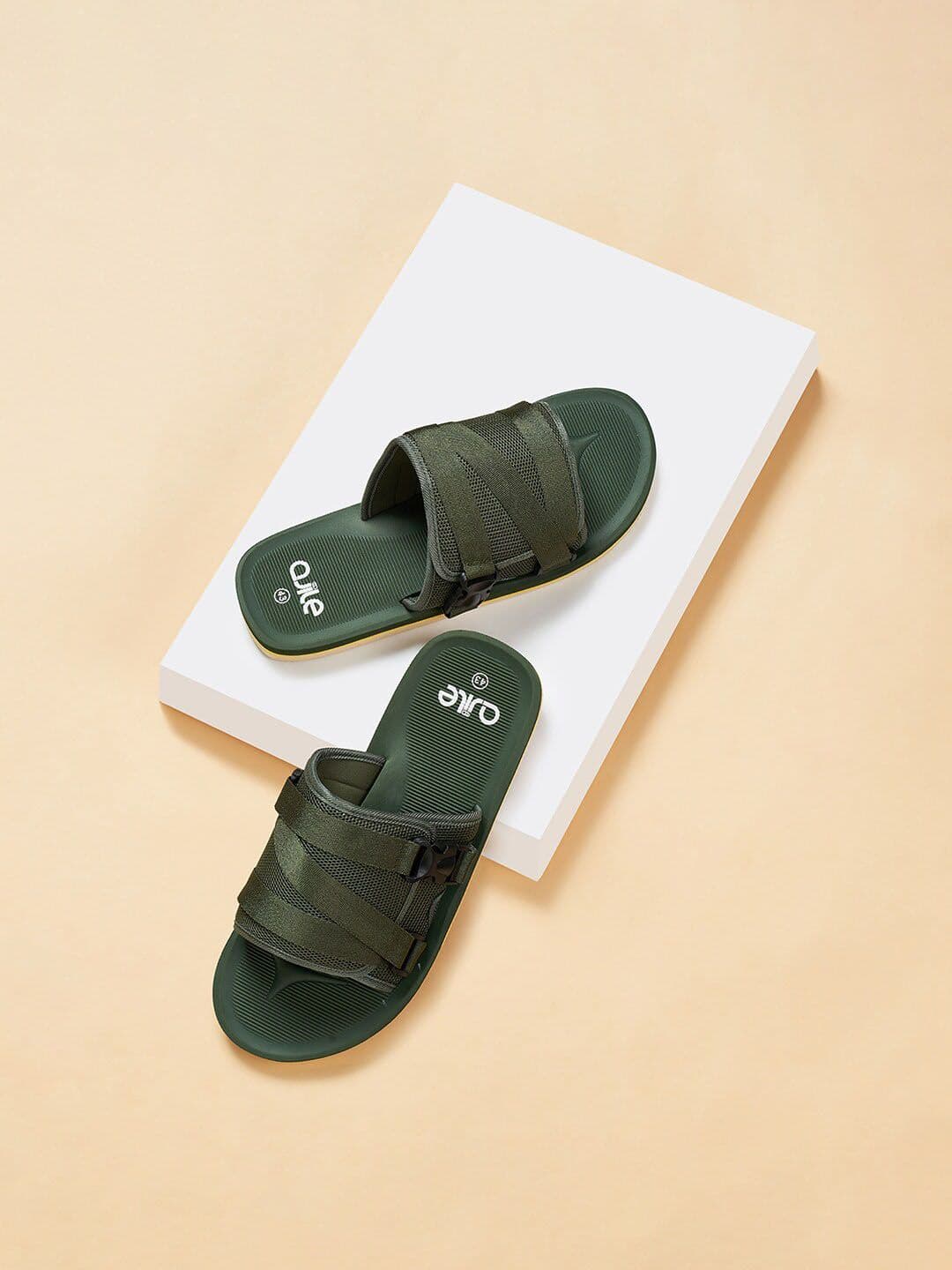 Ajile by Pantaloons Men Textured Sliders - view 1