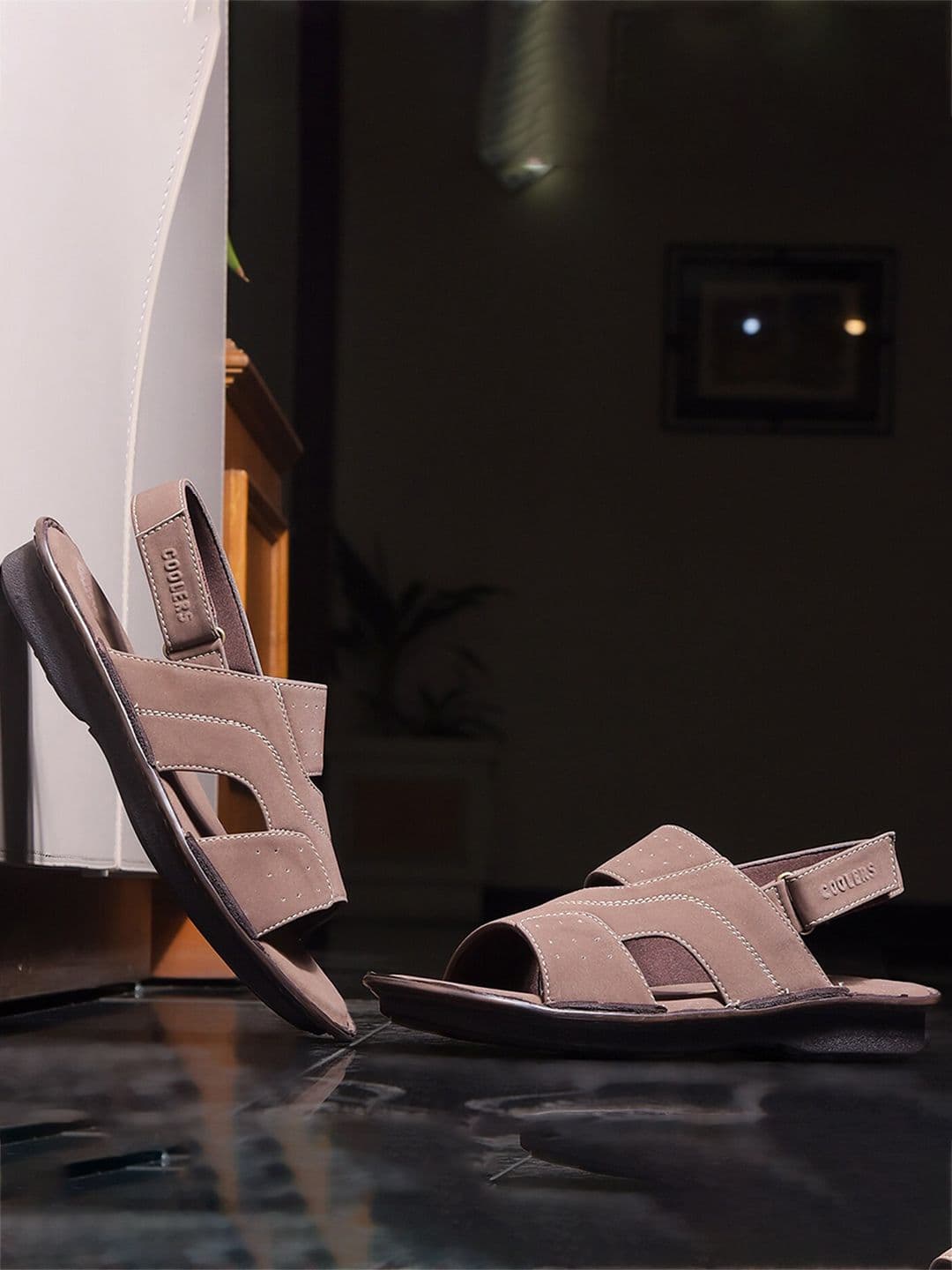 Liberty Velcro Comfort Sandals - view 1