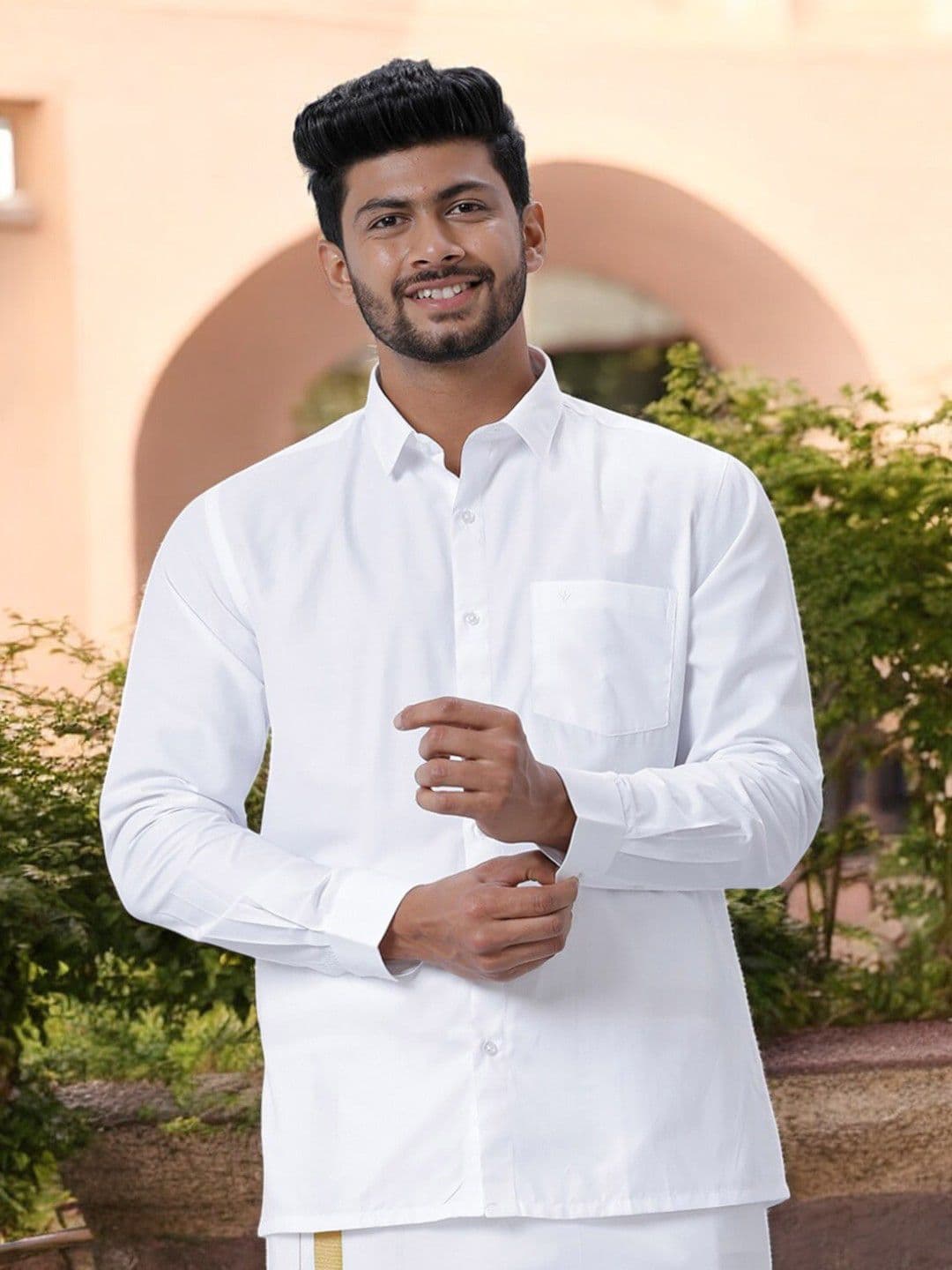 Ramraj Standard Opaque Pure Cotton Casual Shirt - view 1