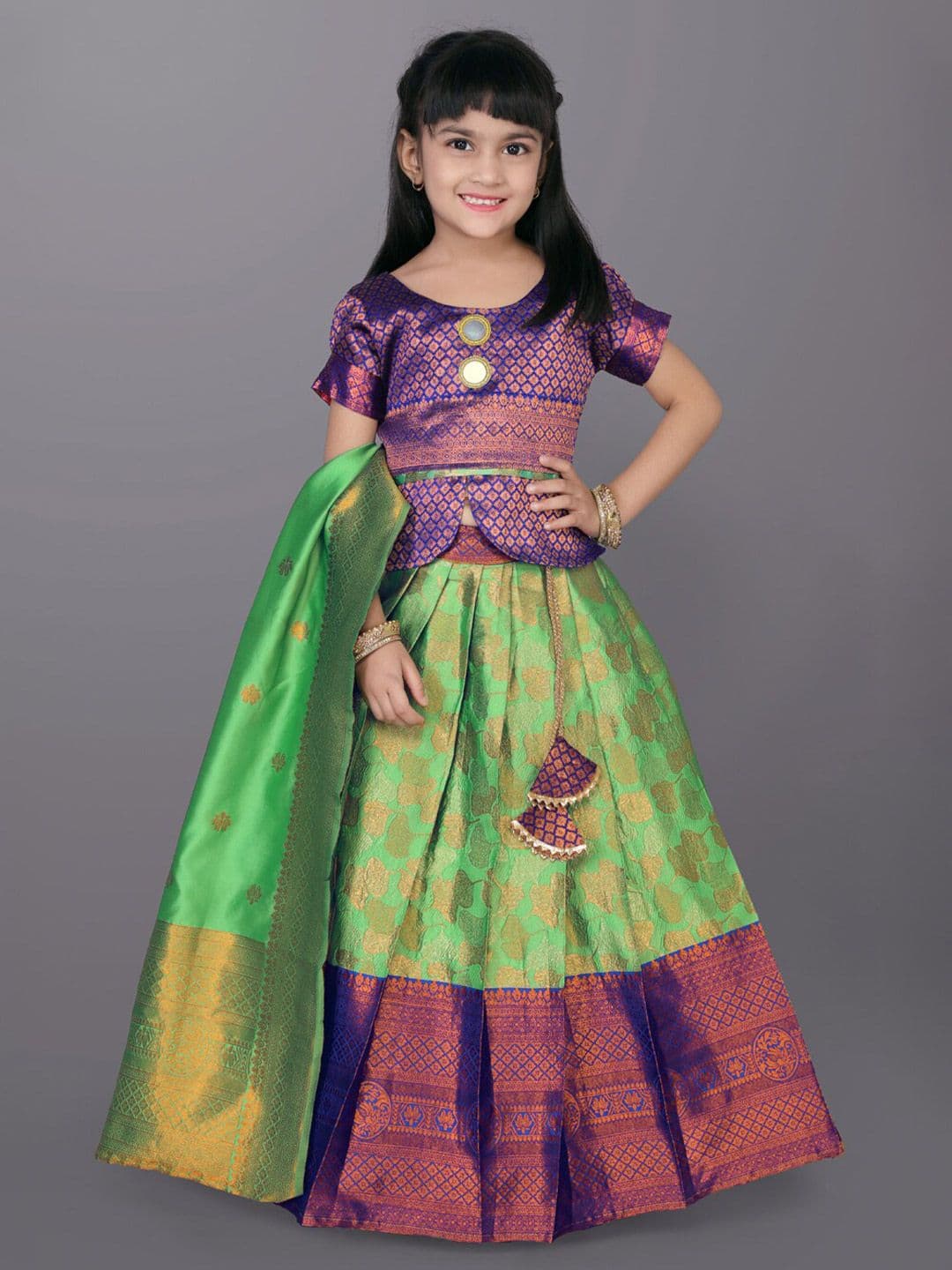 BAESD Girls Ready to Wear Lehenga & Blouse With Dupatta - view 1