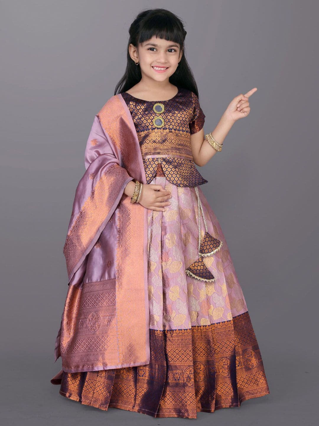 BAESD Girls Ready to Wear Lehenga & Blouse With Dupatta - view 1
