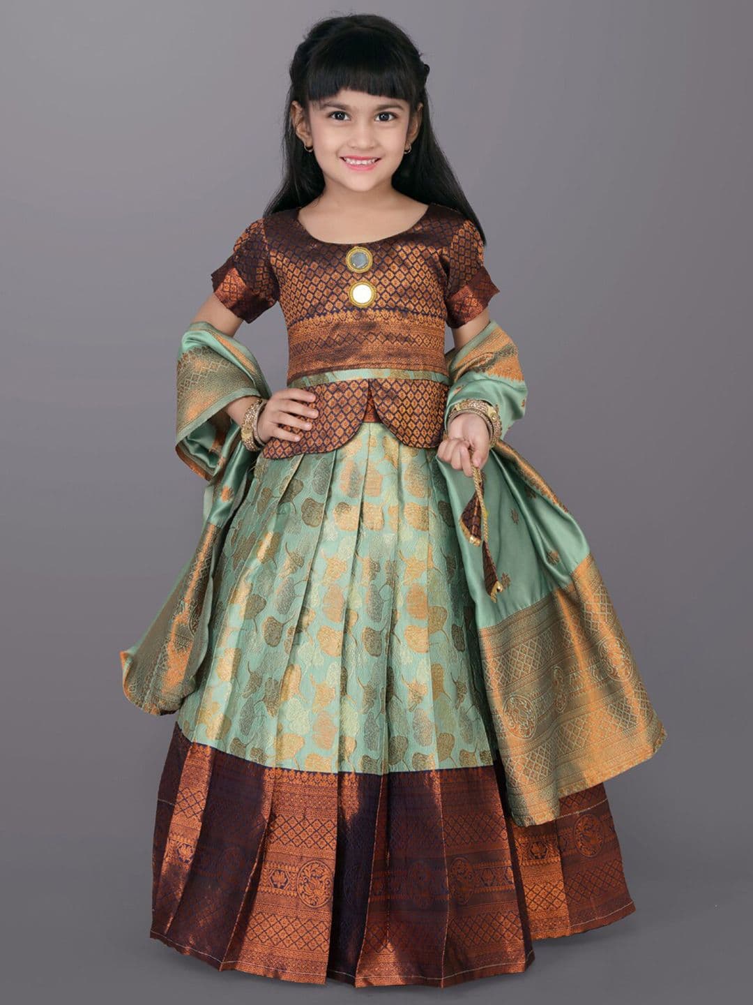 BAESD Girls Ready to Wear Lehenga & Blouse With Dupatta - view 1
