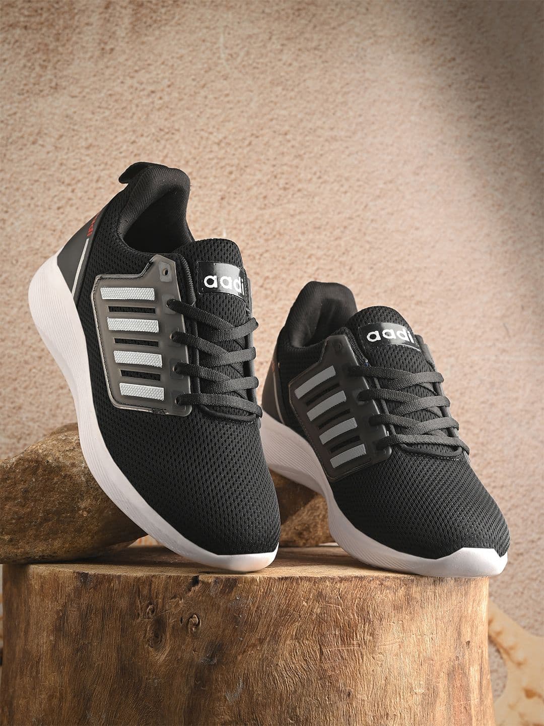 aadi Men Mesh Running Non-Marking Shoes - view 1