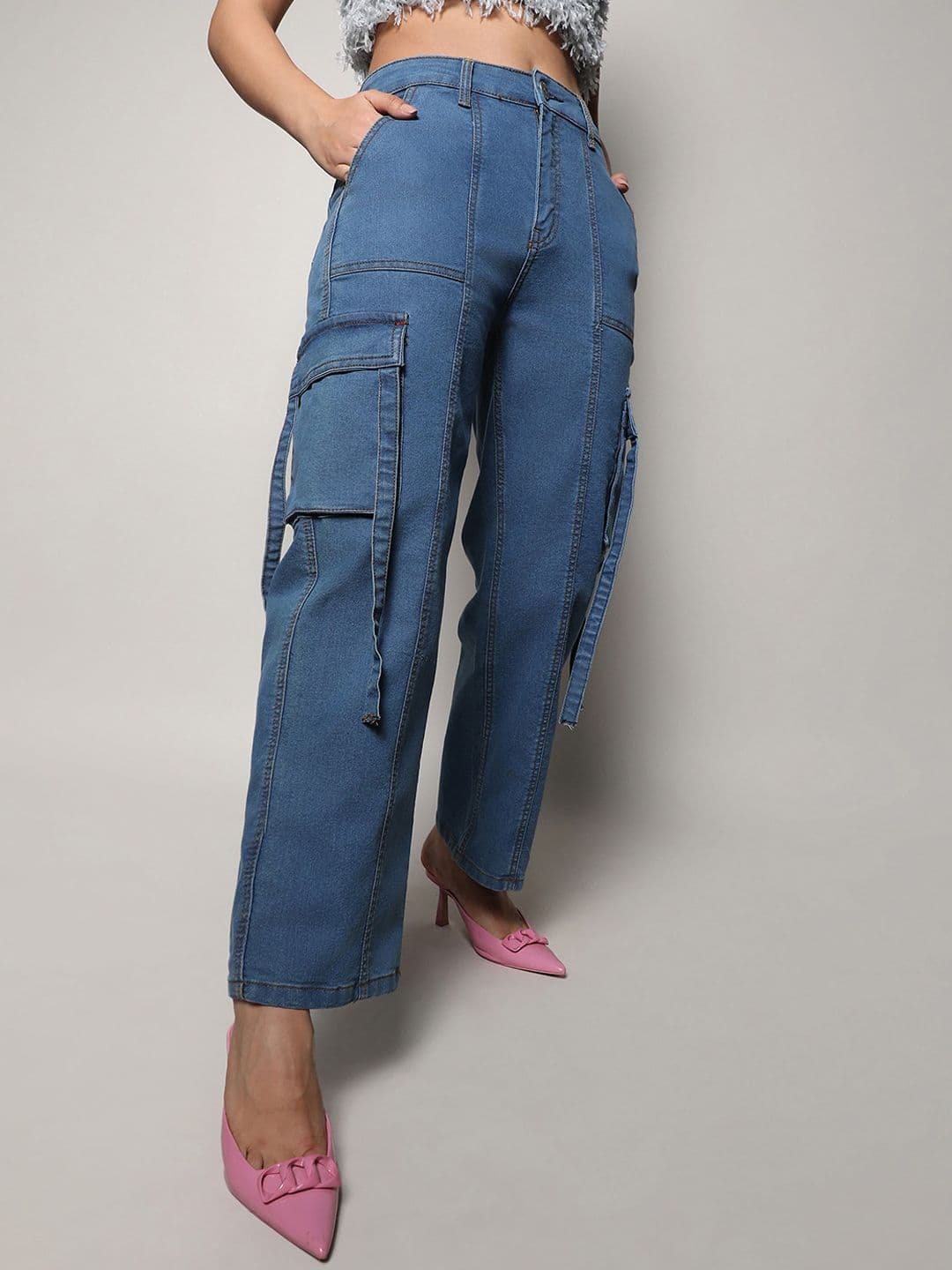 PINACOLADA Women Smart Low Distress Light Fade Jeans - view 1