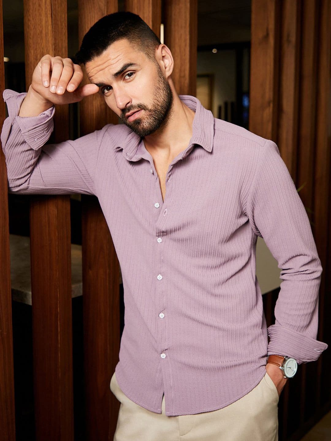 CAHOOT Men's Stripe-Creased Shirt - view 1