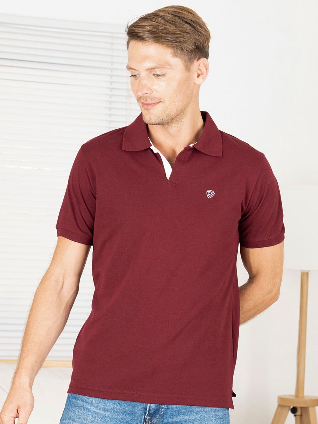 Lux Cozi Polo Collar Lounge Tshirts - view 1