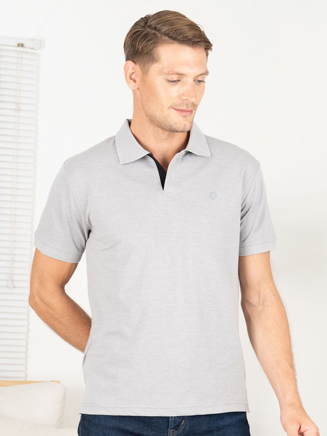 Lux Cozi Polo Collar Lounge Tshirts - view 1