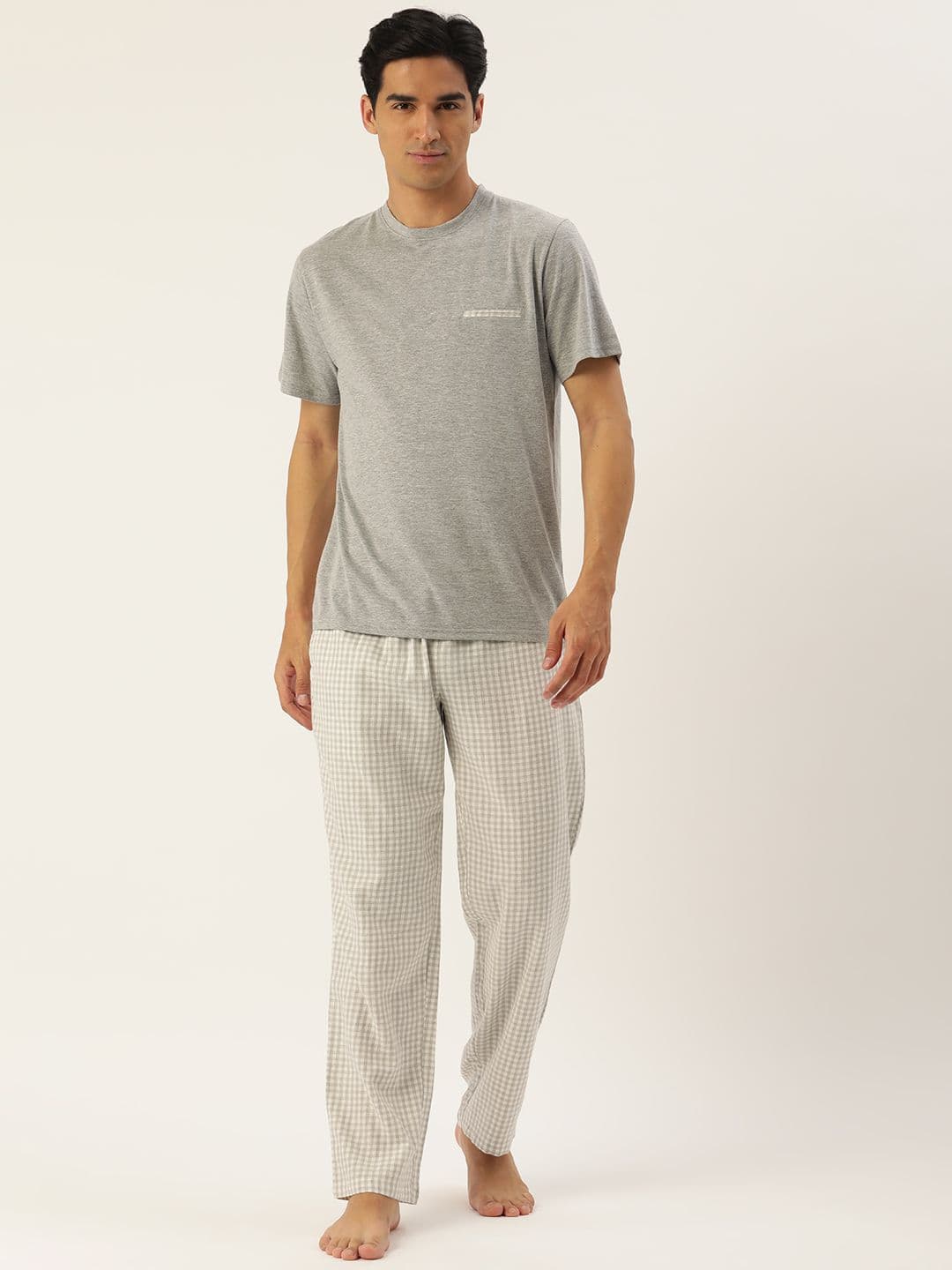 ETC Men Solid Pure Cotton Night suit - view 1