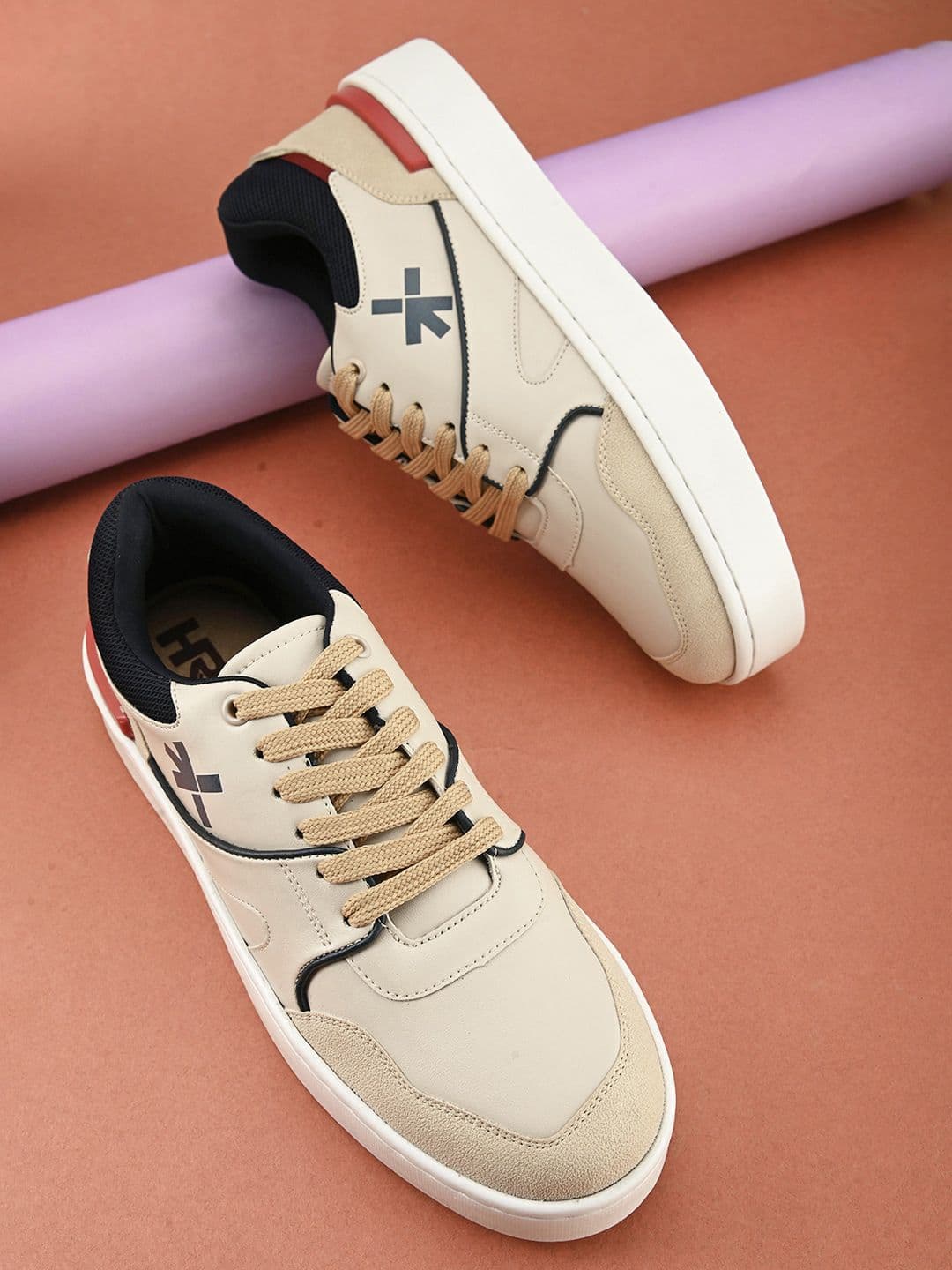 HRX by Hrithik Roshan GAMESCAPE Women Beige Round Toe Lightweight Sneakers - view 1