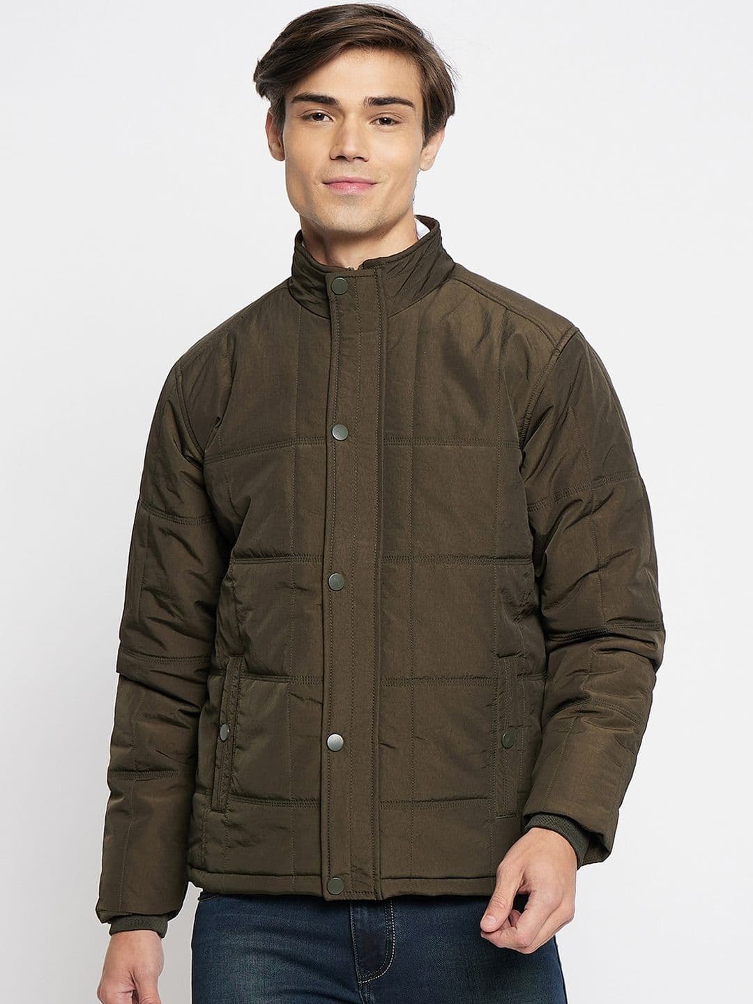 Duke Mock Collar Padded Jacket - view 1