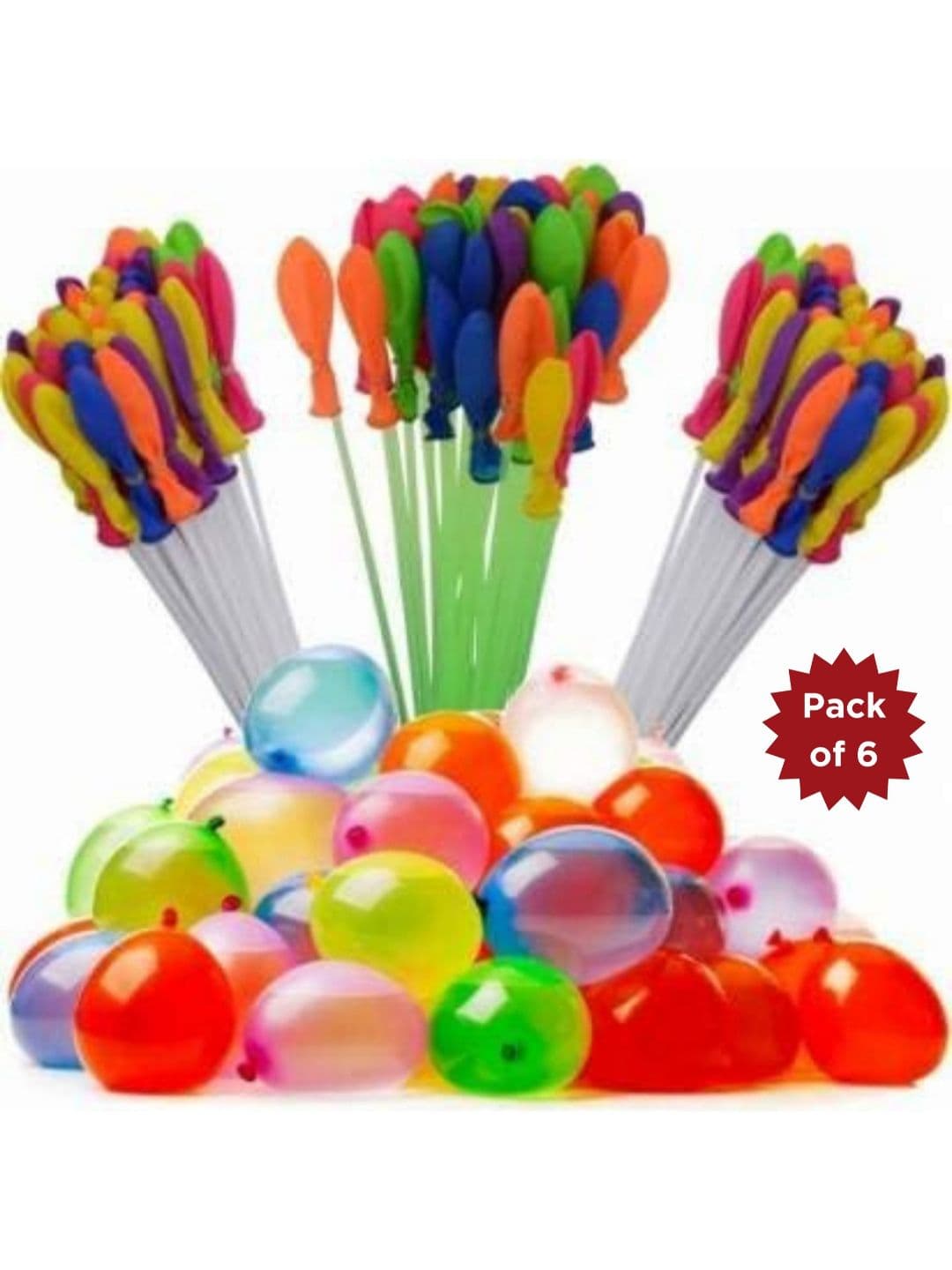 Artisyn Multicolour 6 Pieces Holi Water Balloons - view 1