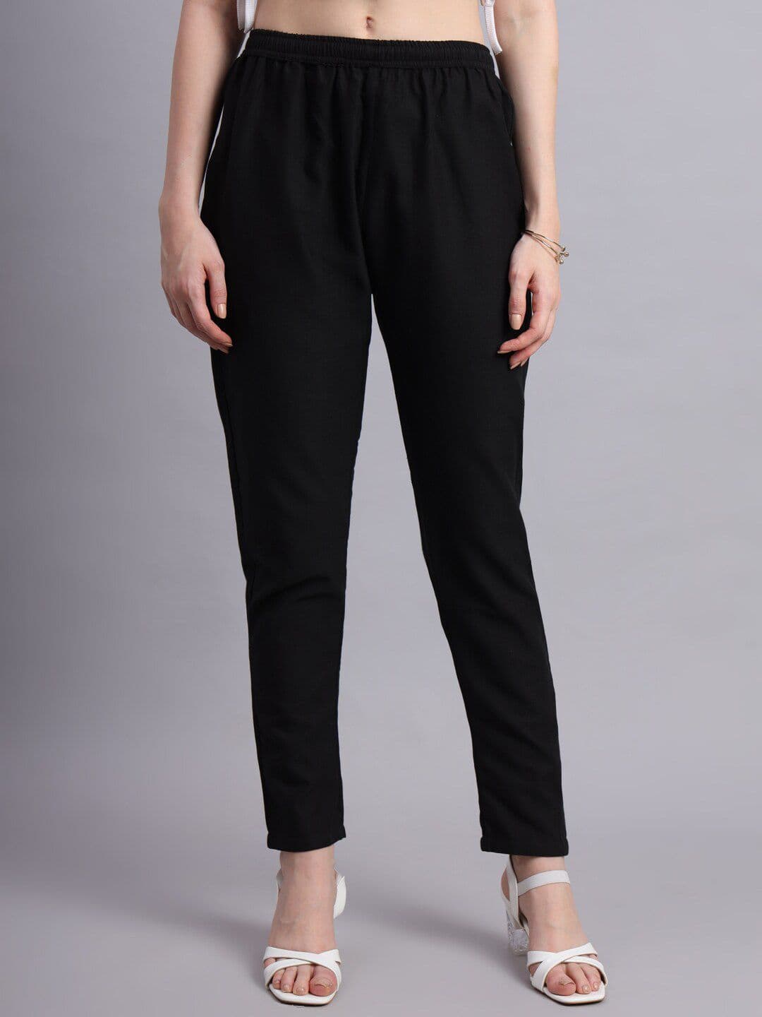KALINI Pure Cotton Straight Palazzos - view 1