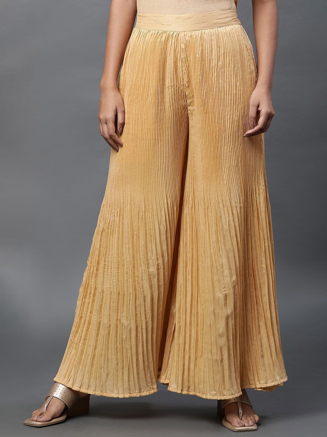 elleven Women Flared Striped Palazzo - view 1