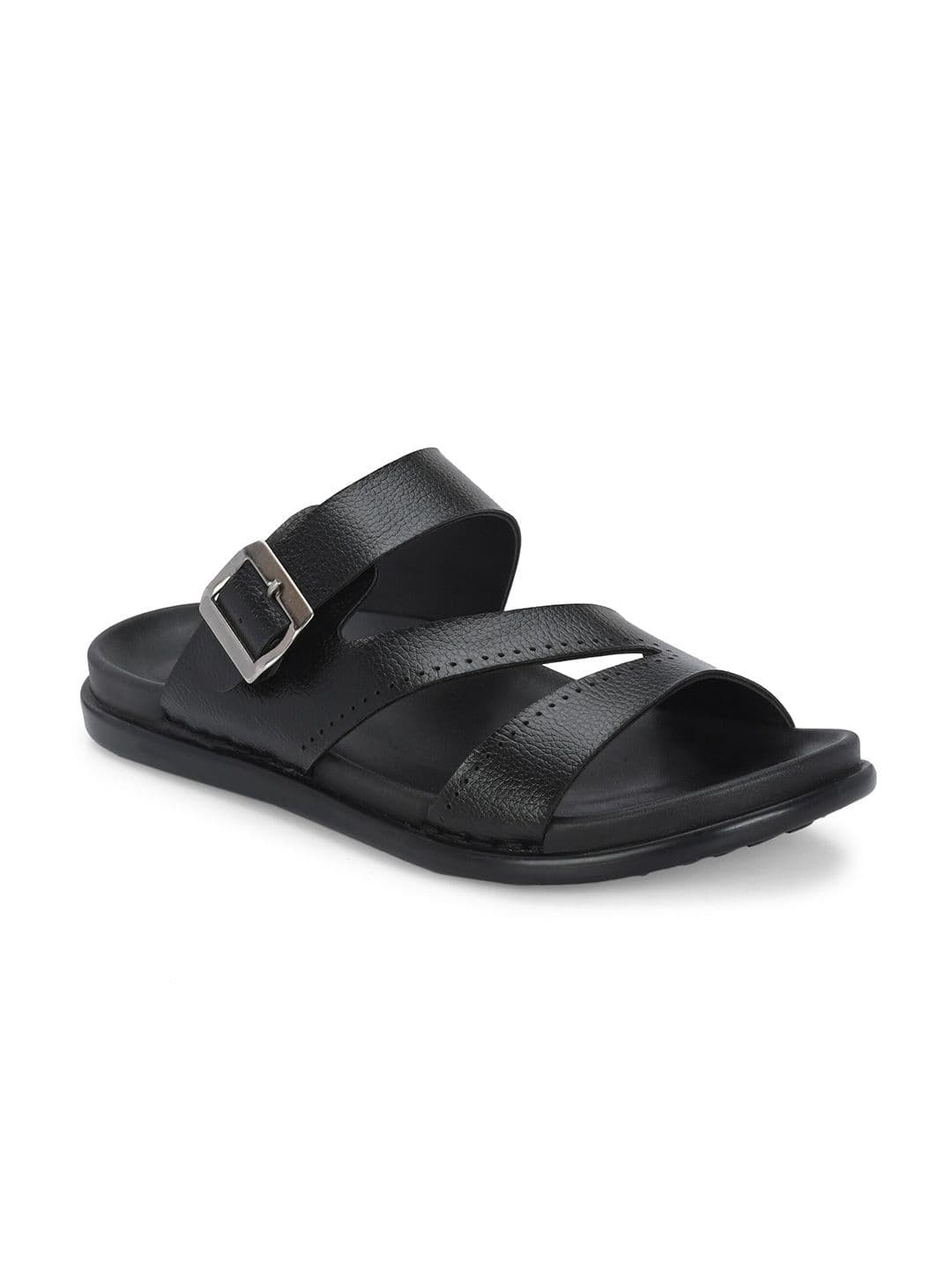 Azzaro Black Men Comfort Sandals - view 1