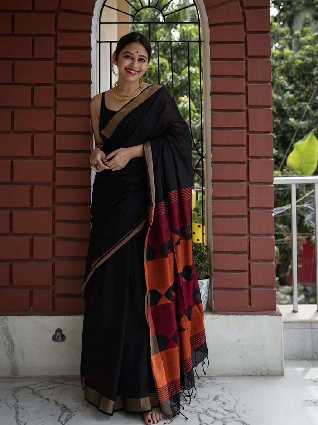 KALINI Zari Silk Blend Saree - view 1