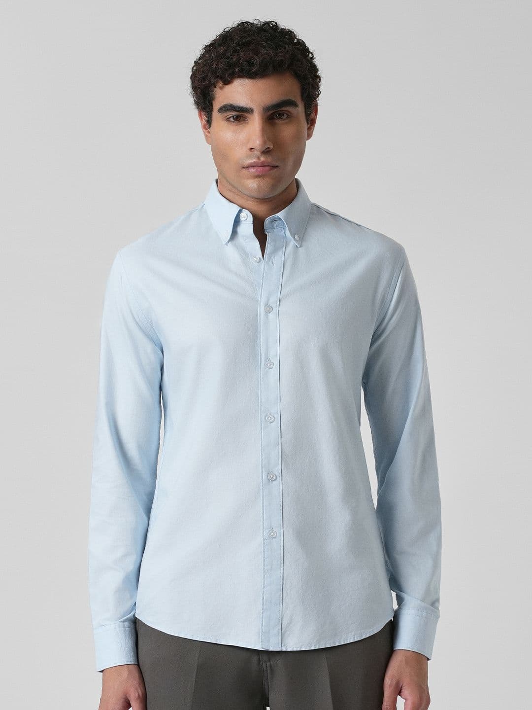 Banana Club Classic Button-Down Collar Oxford Cotton Casual Shirt - view 1