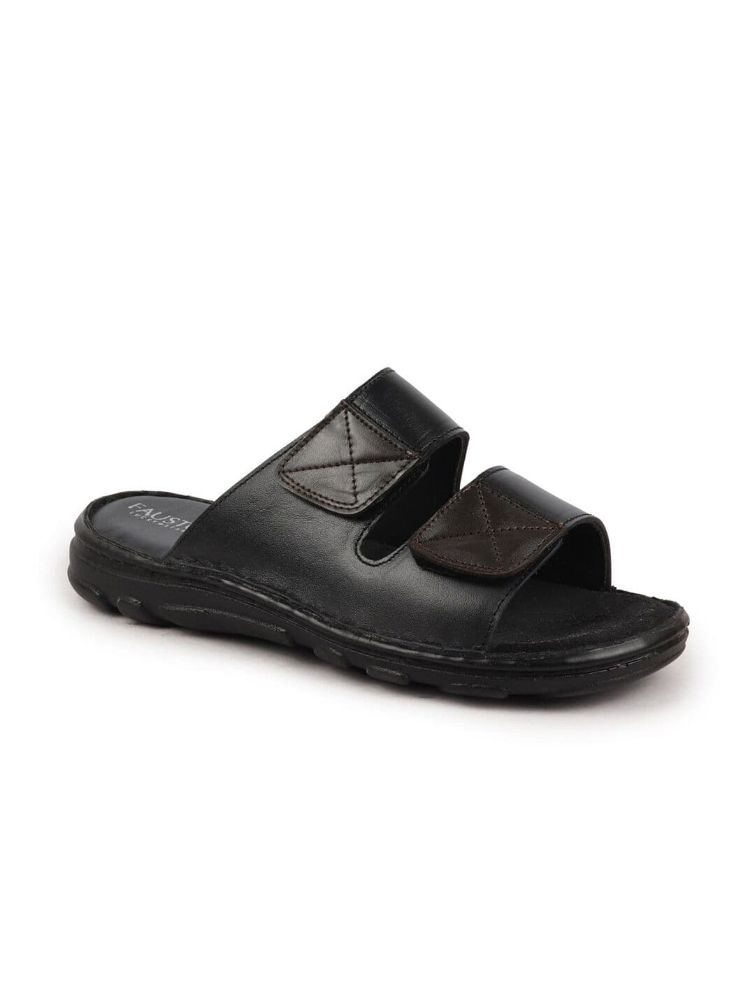 FAUSTO Men Leather Comfort Sandals - view 1