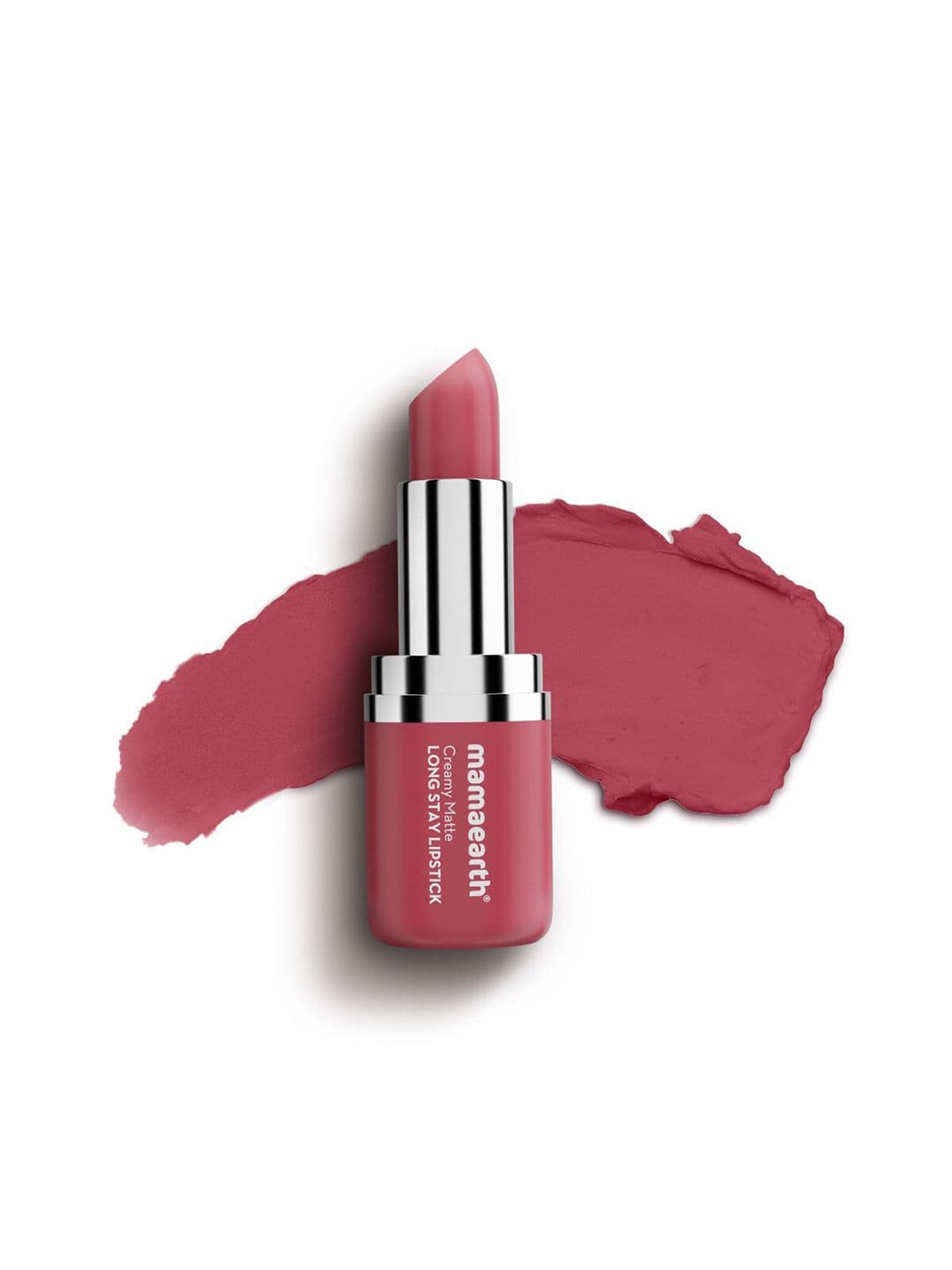 Mamaearth Creamy Matte Long Stay Lipstick With Murumuru Butter - Pink Rose - view 1