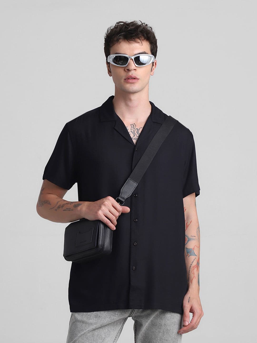 Jack & Jones Cuban Collar Casual Shirt - view 1