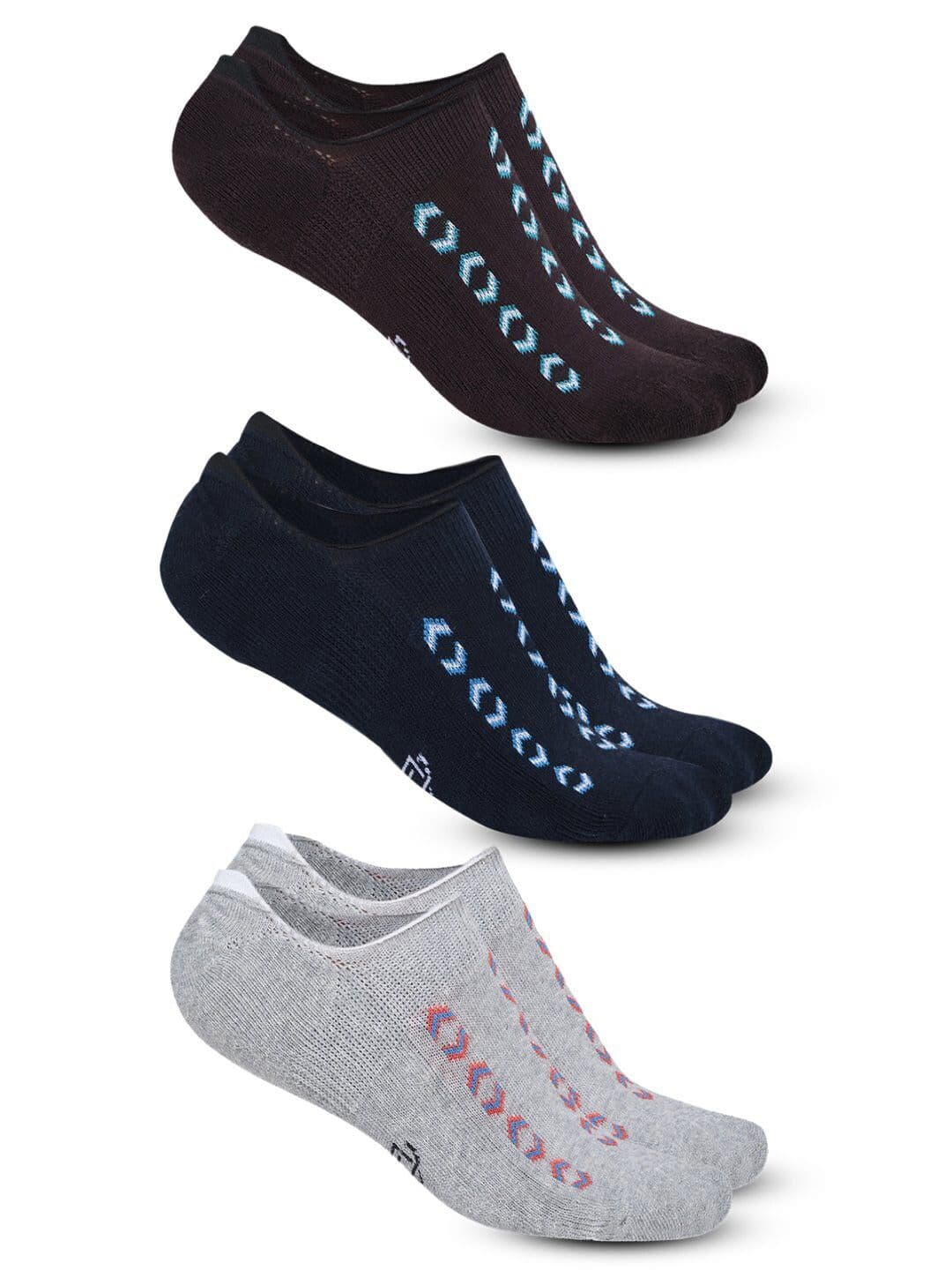 Dollar Socks Men Pack Of 3 Patterned Cotton Ankle Length Socks - view 1