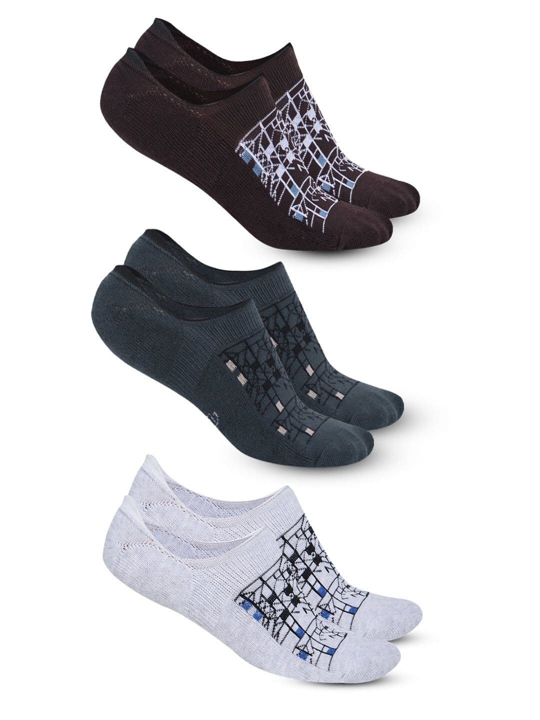 Dollar Socks Men Pack of 3 Ankle Length Cotton Socks - view 1