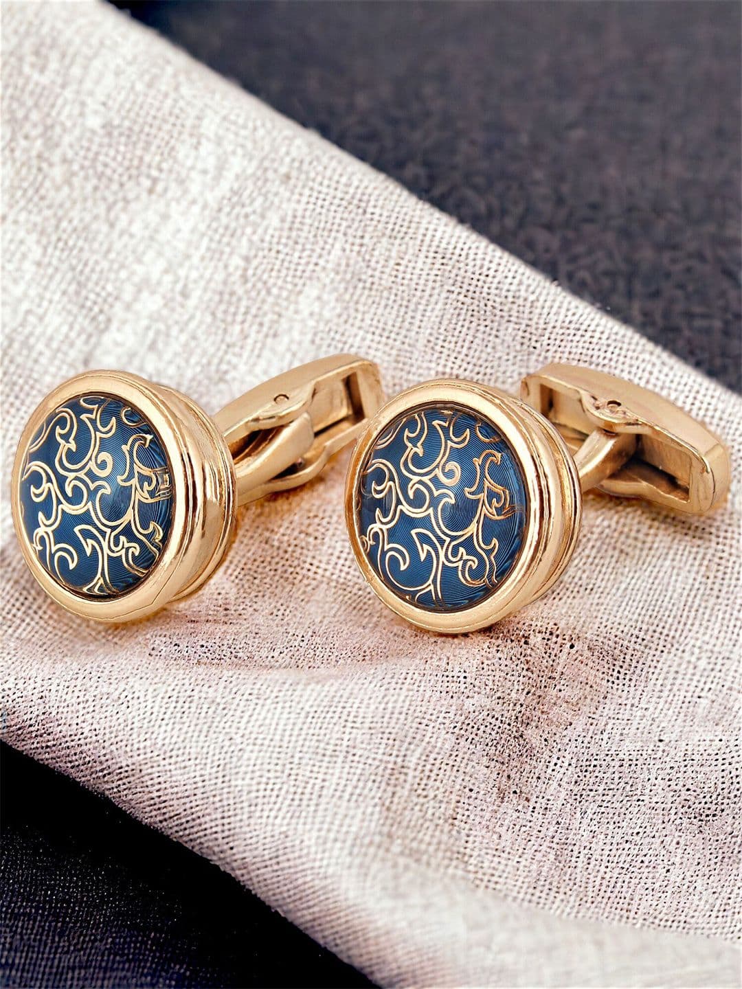 LUCKY JEWELLERY Silver-Plated Cufflink - view 1