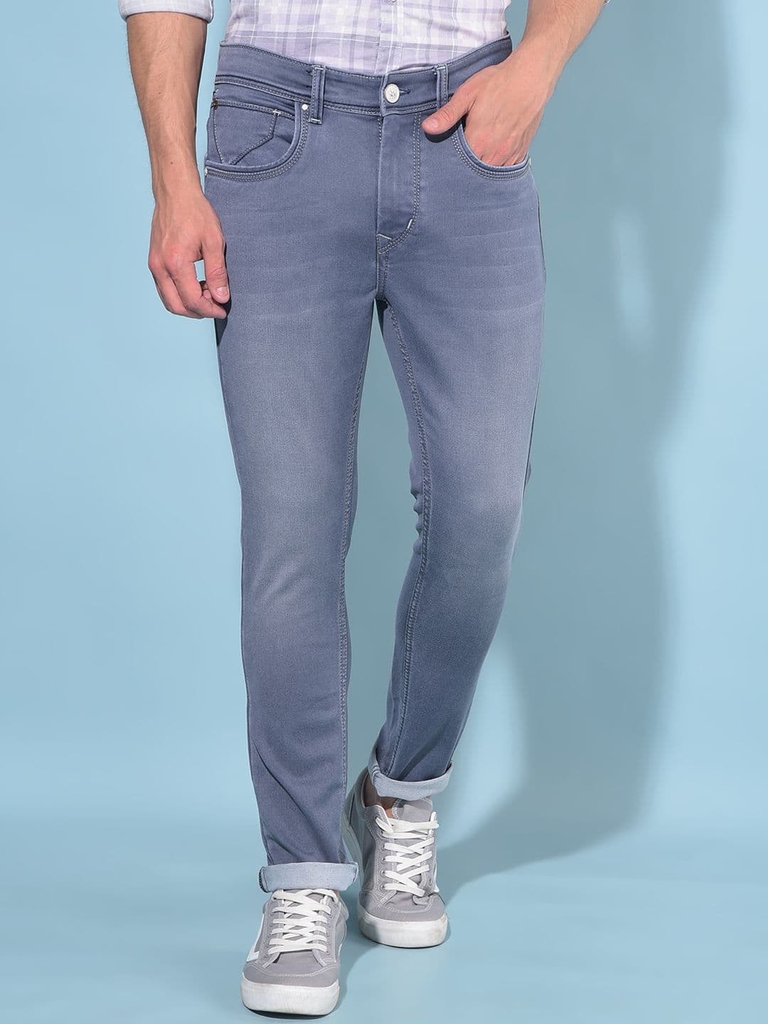Crimsoune Club Men Skinny Fit Stretchable Jeans - view 1