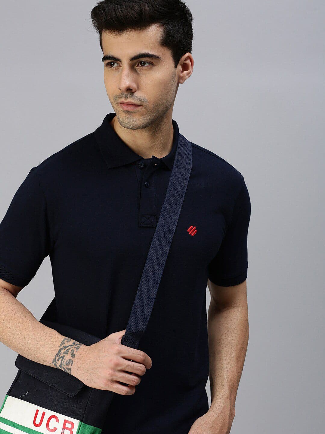 ONN Polo Collar Antimicrobial Cotton T-shirt - view 1