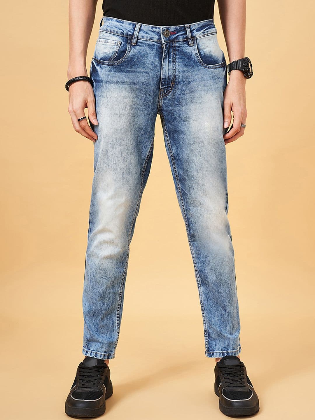 SF JEANS by Pantaloons Men Slim Fit Clean Look Jeans - view 1