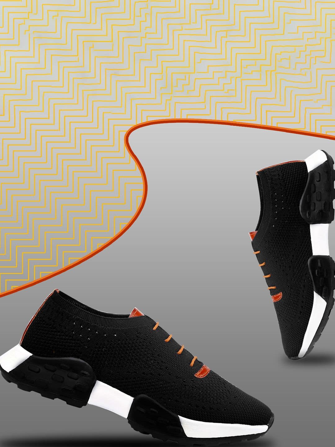 Bxxy Men Textured Lace-Up Running Shoes - view 1
