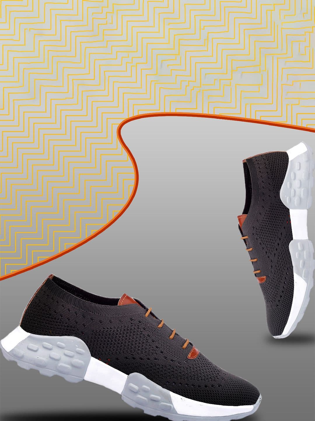Bxxy Men Textured Lace-Up Running Shoes - view 1