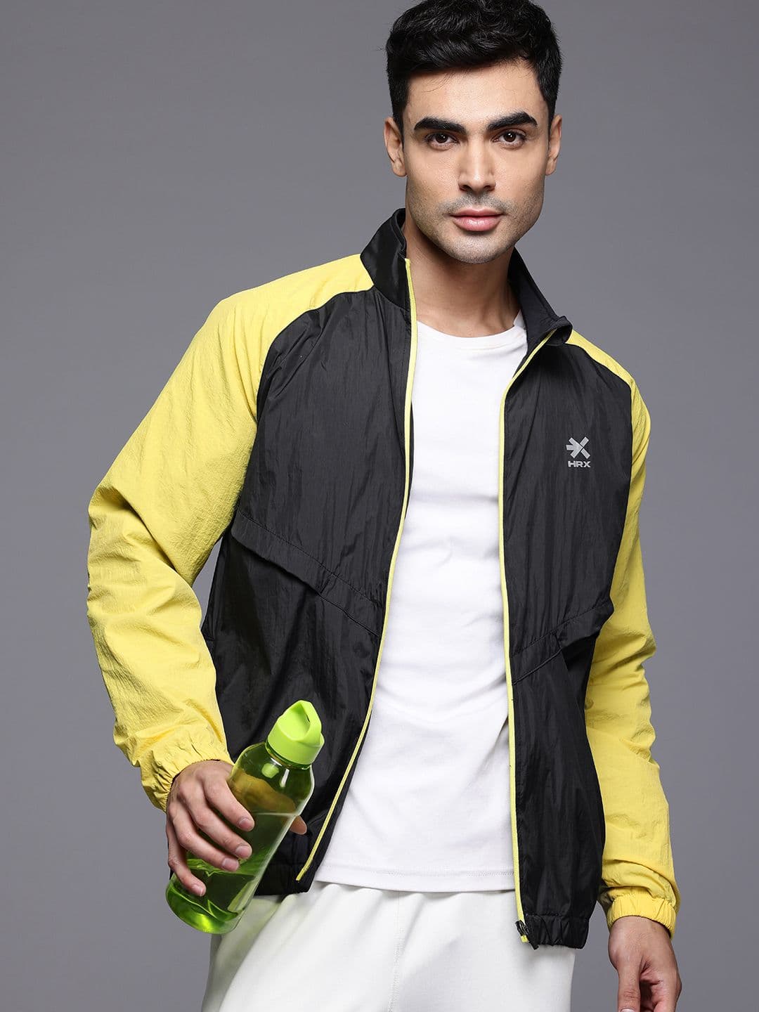 HRX by Hrithik Roshan Rapid-Dry Brand Logo Running Tailored Jacket - view 1