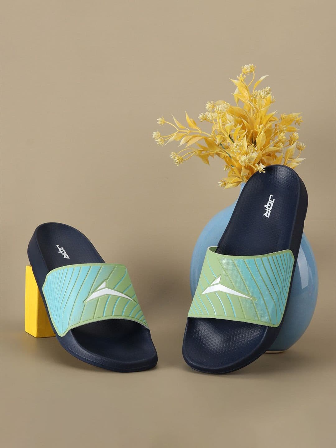 JQR Men Printed Sliders - view 1