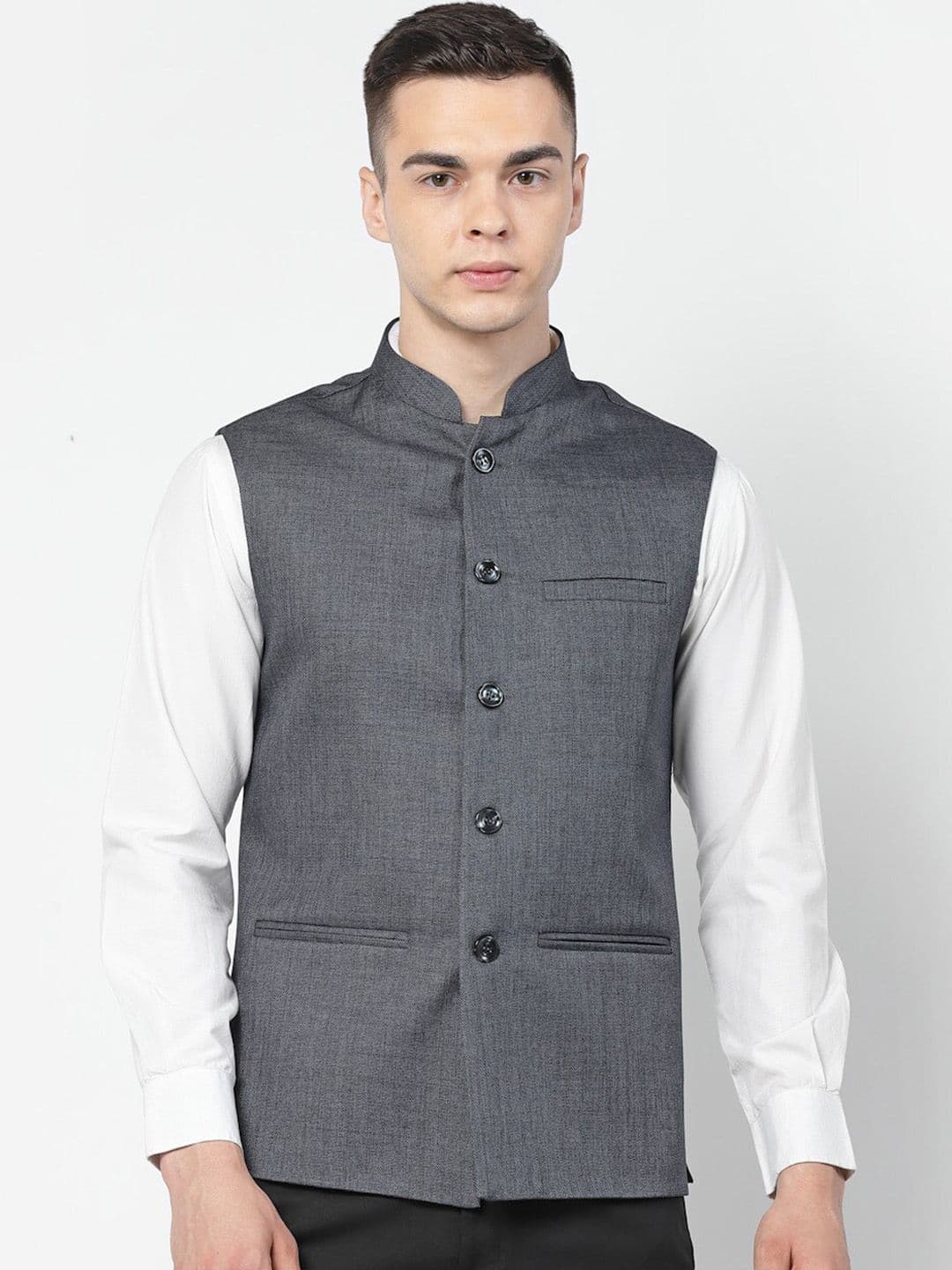 Badoliya & Sons Jute Cotton Nehru Jackets - view 1