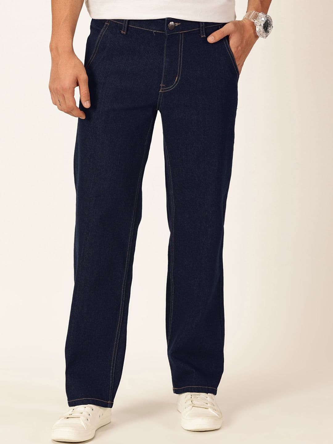 Thomas Scott Men Smart Relaxed Fit Stretchable Jeans - view 1