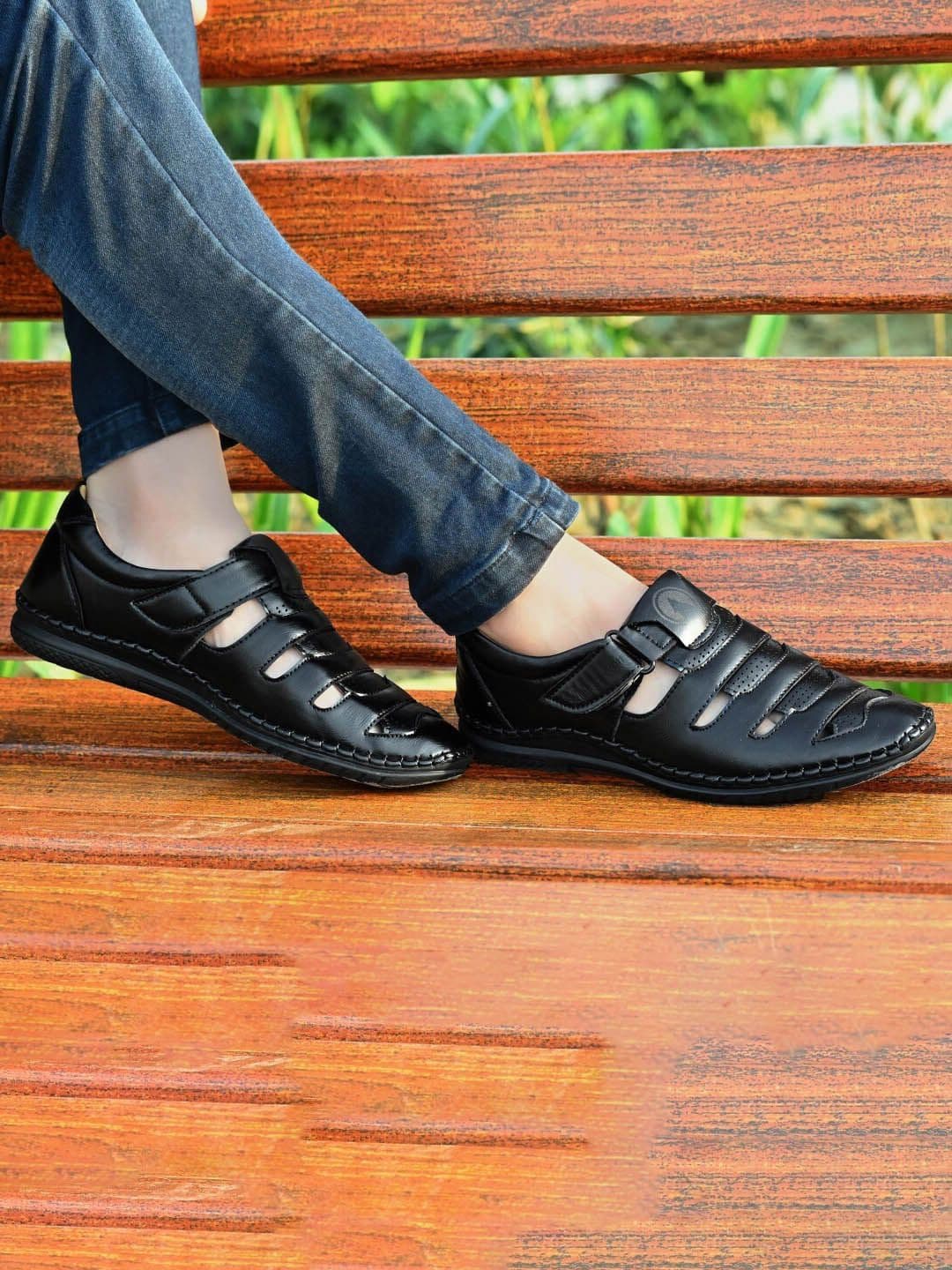 Rising Wolf Men Shoe-Style Sandals - view 1