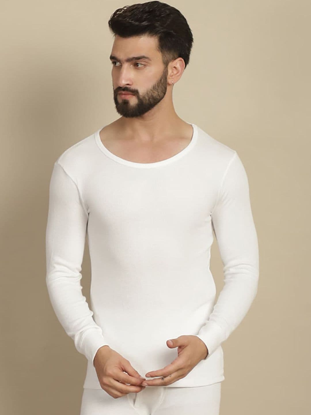 Aerowarm Ribbed Long Sleeved Thermal T-shirt - view 1
