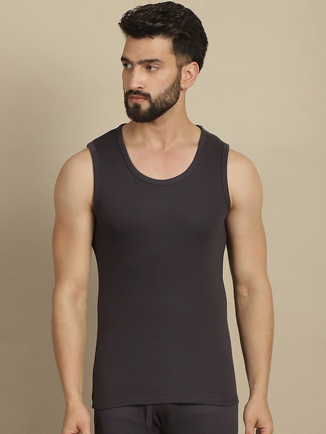 Aerowarm Ribbed Round Neck Thermal Top - view 1