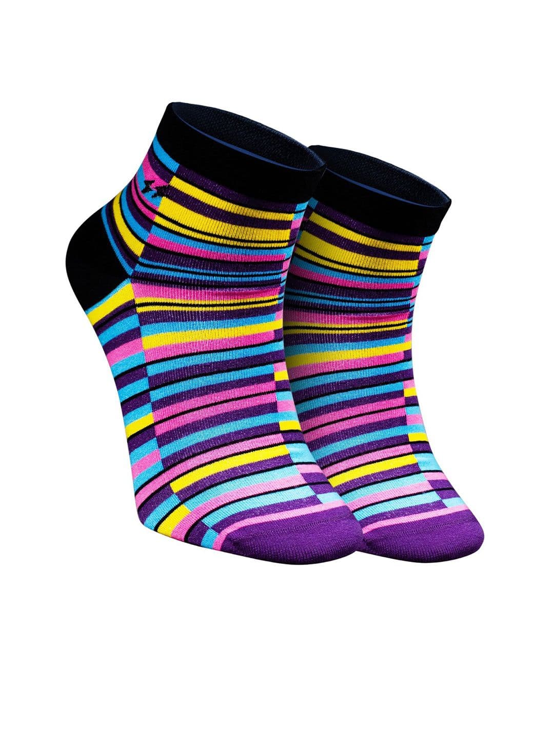 Papa Socks Unisex Striped Anti Bacterial Calf-Length Socks - view 1