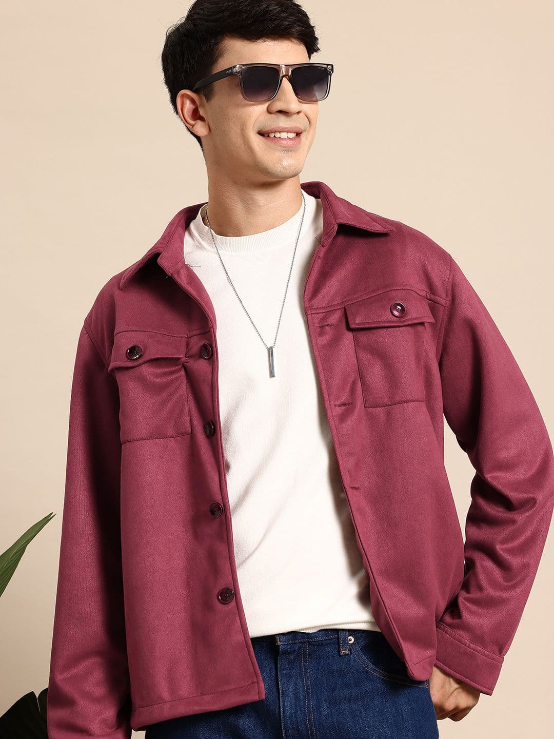 Mast & Harbour Spread Collar Tailored Jacket - view 1