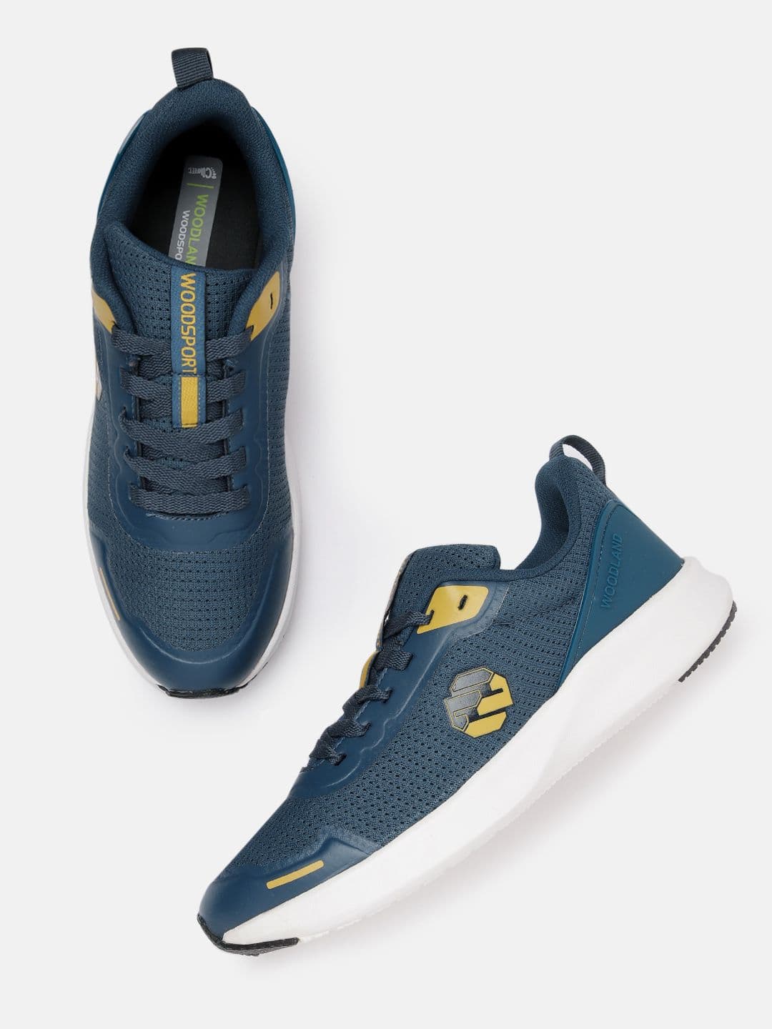 Woodland Men Woven Design Running Shoes - view 1