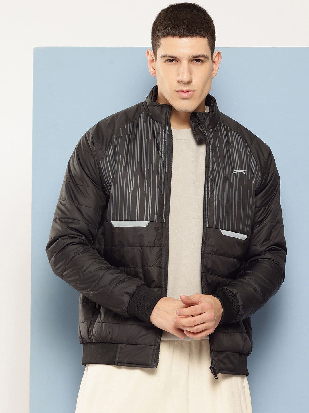 Slazenger Mock Collar Padded Jacket - view 1