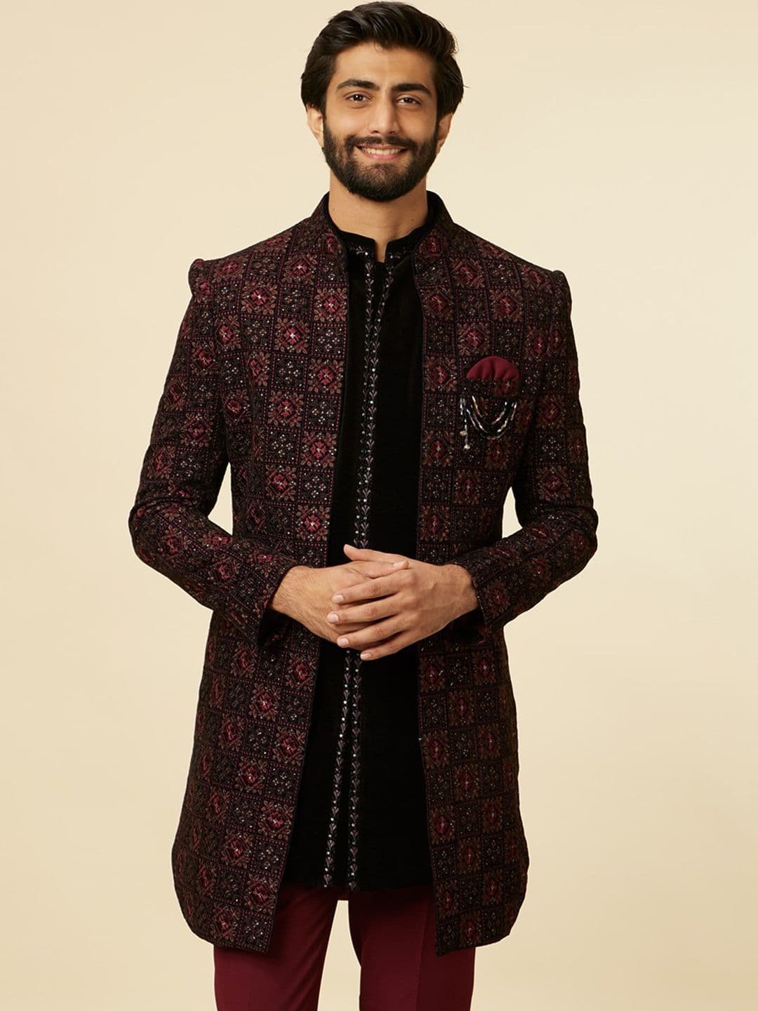 Manyavar Embroidered Sherwani
