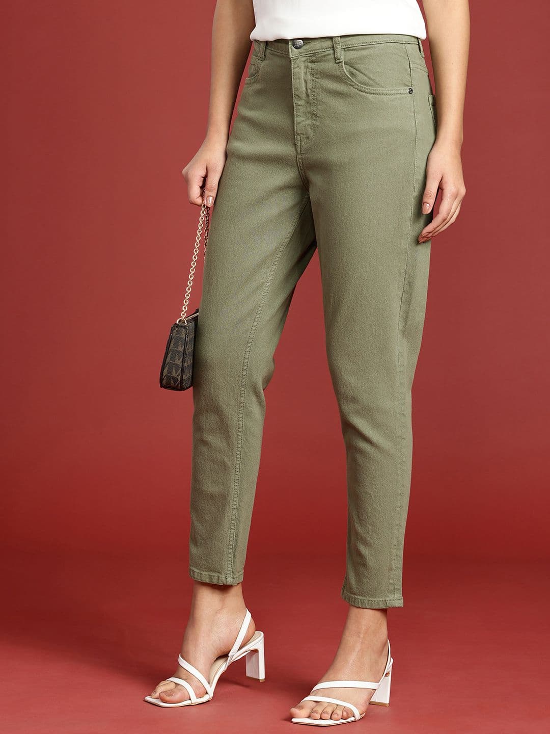 all about you Women Mom Fit High-Rise Stretchable Jeans - view 1