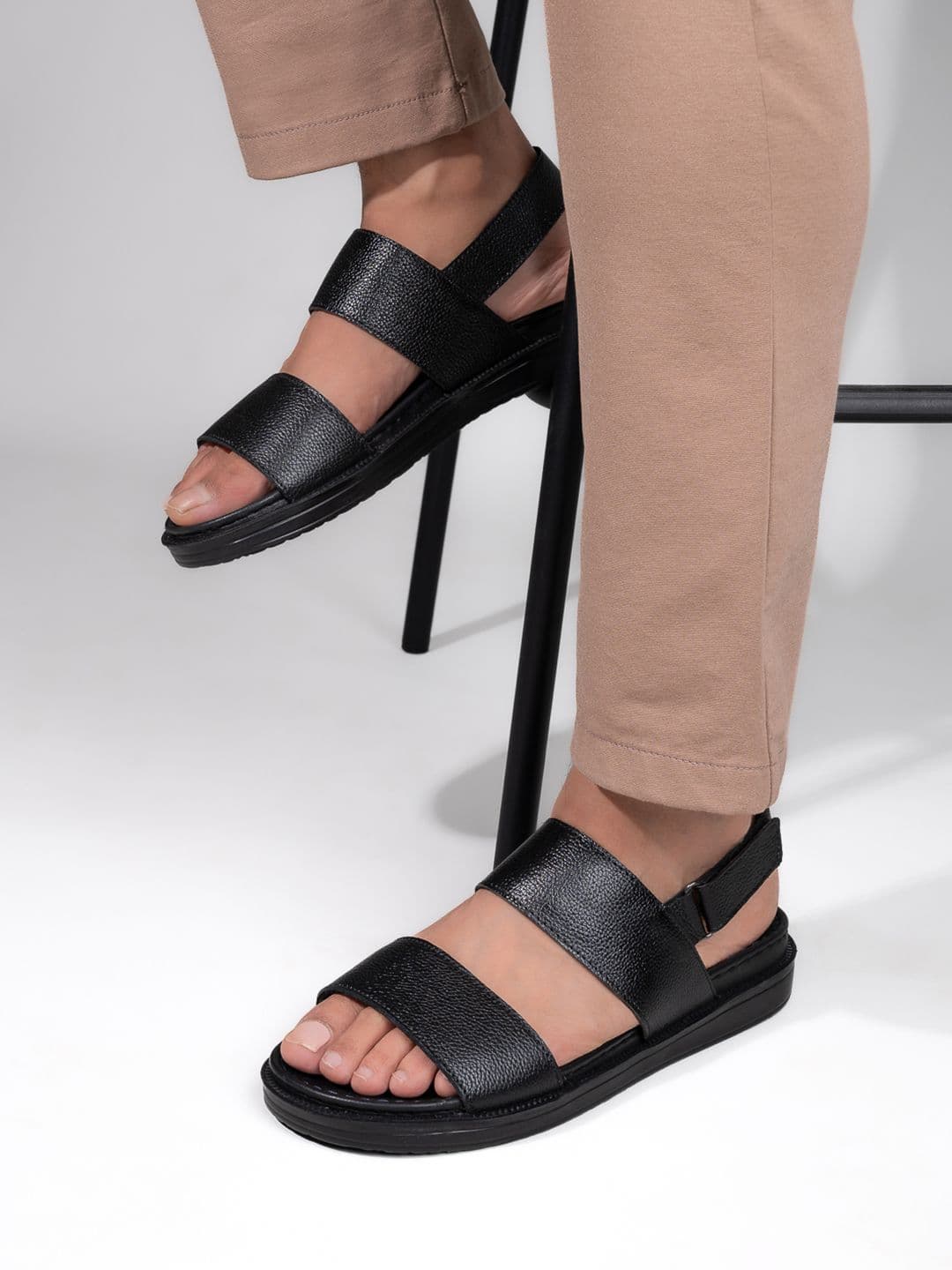 Alberto Torresi Men Leather Comfort Sandals - view 1