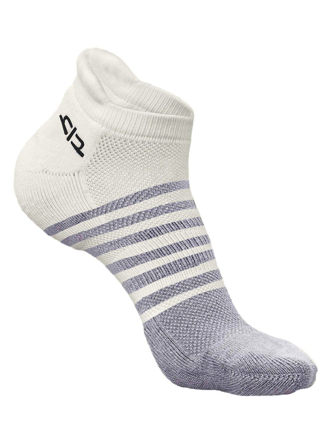 Heelium Men Bamboo Super Soft & Odour-Free Breathable Striped Ankle-Length Socks - view 1