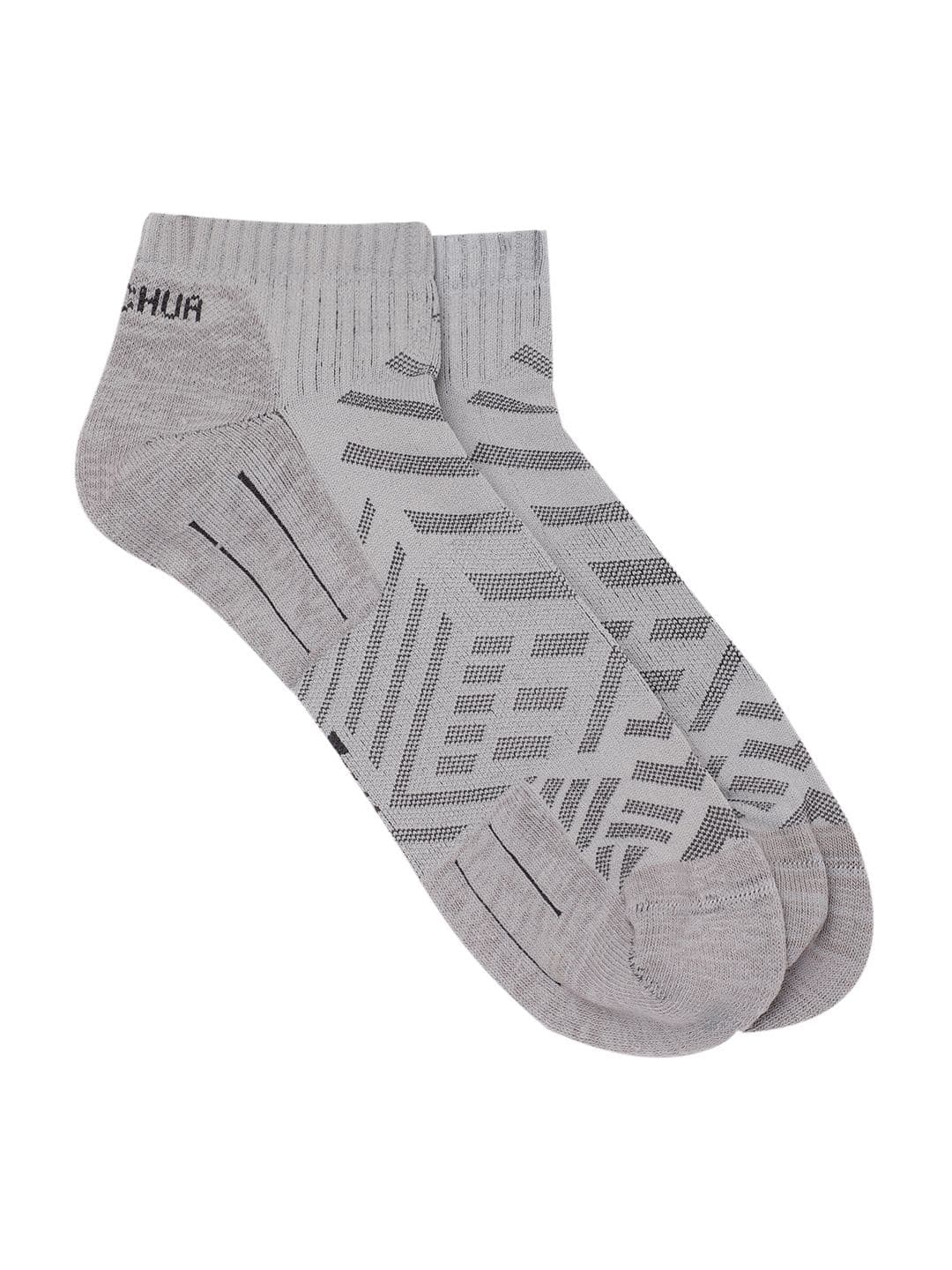 Decathlon Quechua - Unisex Grey NH100 Robustness Hiking Socks Pack of 2 - view 1
